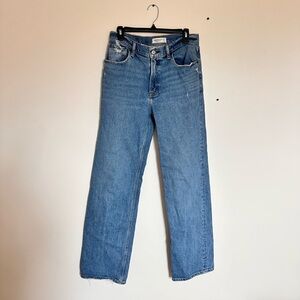 Abercrombie & Fitch Classic Blue Straight Leg Jeans